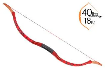 Лук традиционный Centershot Змей 40# Red
