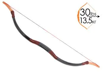 Лук традиционный Centershot Змей 30# Black