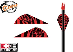 Оперение Blazer Vanes 2" Tiger/Red 100 шт.