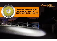 Фонарь FiTorch MR35 охотничий (USB зарядка, 5 светодиодов: синий, красный, белый, фиолетовый, УФ)