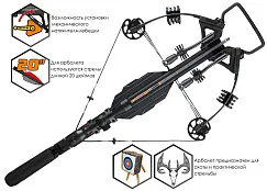 Арбалет блочный Ek Blade Plus черный (c комплектацией)