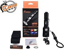 Фонарь FiTorch MR35 охотничий (USB зарядка, 5 светодиодов: синий, красный, белый, фиолетовый, УФ)