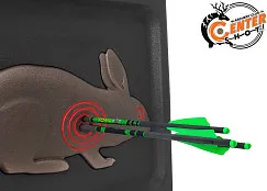 Стрела арбалетная карбоновая Centershot Toxic Carbon 20" Half Moon Nock