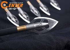 Стрела карбоновая 6,5" для арбалета Ek Revo 7 наконечник Broadhead (комплект 7 шт.)