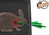 Стрела арбалетная карбоновая Centershot Toxic Carbon 22" Half Moon Nock