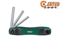 Набор складных шестигранных дюймовых ключей Sata Tool