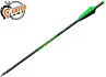Стрела арбалетная карбоновая Centershot Toxic Carbon 16" Half Moon Nock