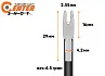 Хвостовик Centershot 4.2mm для лучных стрел бирюзовый