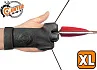 Перчатка для стрельбы из лука Centershot (черная кожа) XL