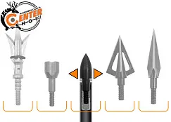 Стрела карбоновая 15" для арбалета Ek Cobra System R9