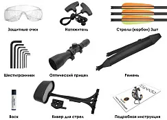 Арбалет блочный Ek Torpedo (Тактик) черный (c комплектацией)