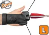 Перчатка для стрельбы из лука Centershot (черная кожа) L