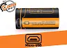 Аккумулятор 16340 FiTorch (650 mAh) с зарядкой USB