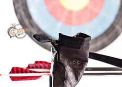 Перчатка для упора Centershot (кожа) XL