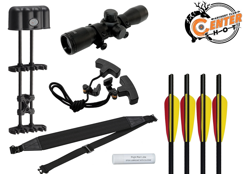 Арбалет блочный Man Kung MK-XB52 Stalker чёрный KIT