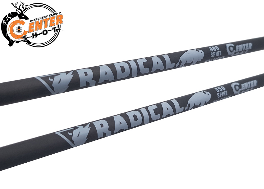 Стрела лучная карбоновая Centershot Radical 400 оперение Blazer 2"