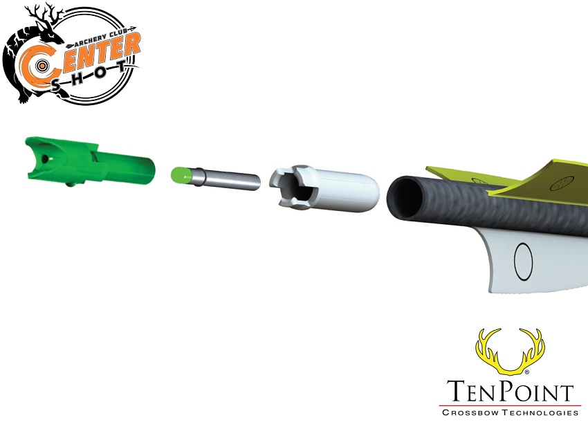 Стрела арбалетная карбоновая TenPoint Pro Elite 400 20" Lighted Alfa-Nock