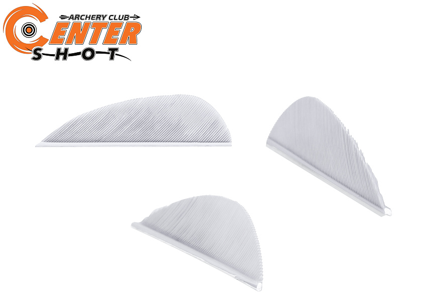 Оперение натуральное Parabol 2" (White)