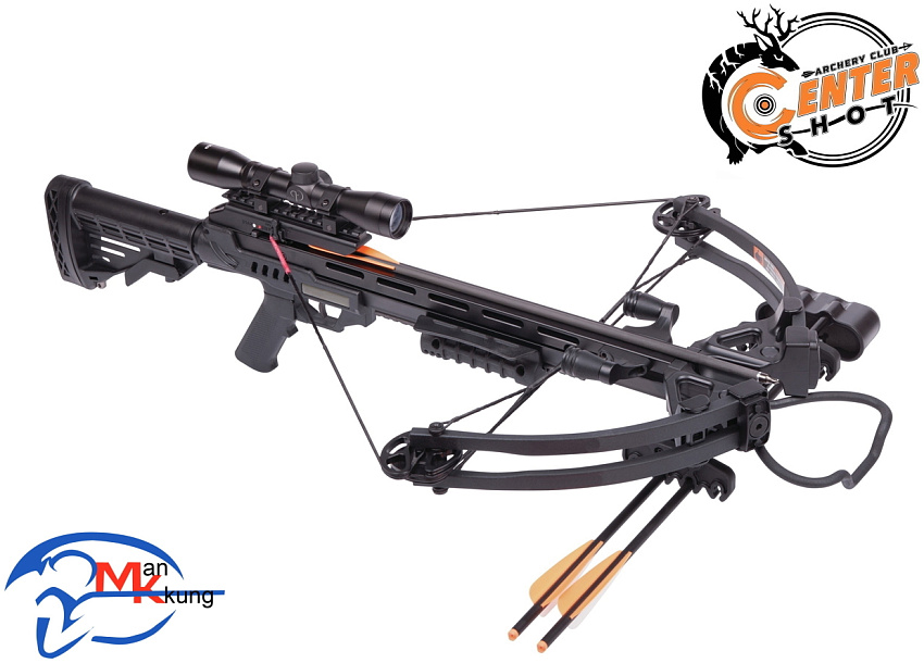 Арбалет блочный Man Kung MK-XB52 Stalker чёрный KIT