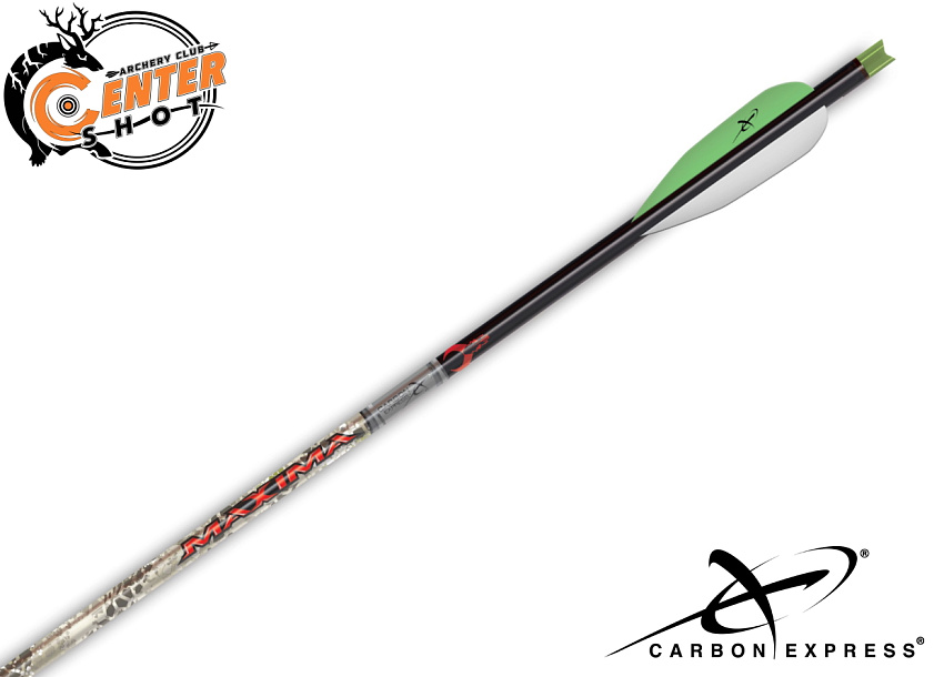 Стрела арбалетная карбоновая Carbon Express Maxima Badlands 20" Half Moon Nock 