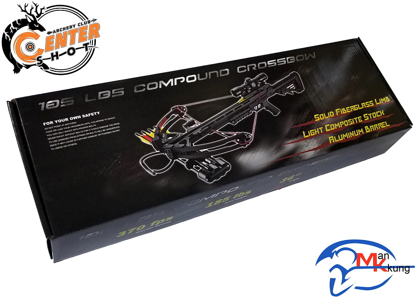 Арбалет блочный Man Kung MK-XB52 Stalker чёрный KIT