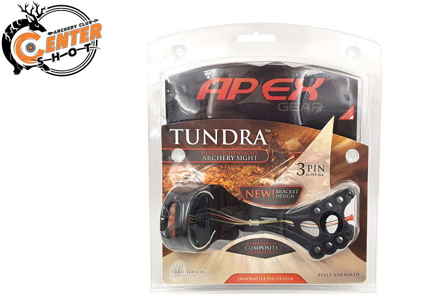 Прицел для блочного лука Apex Gear Tundra 3 pin