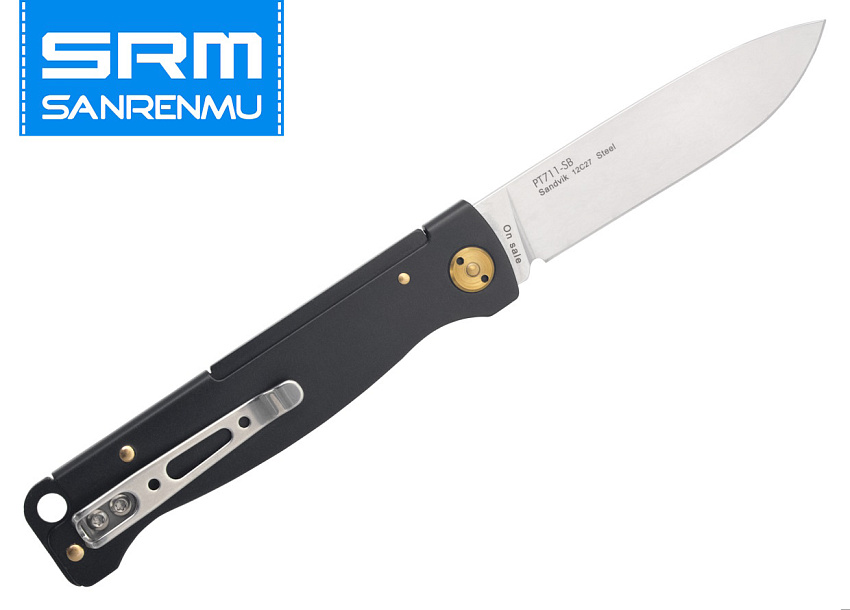 Складной нож SanRenMu Partner Black (PT711-SB)