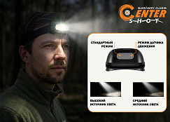 Фонарь налобный Centershot CS2 (USB зарядка, датчик движения)