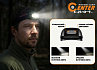 Фонарь налобный Centershot CS2 (USB зарядка, датчик движения)
