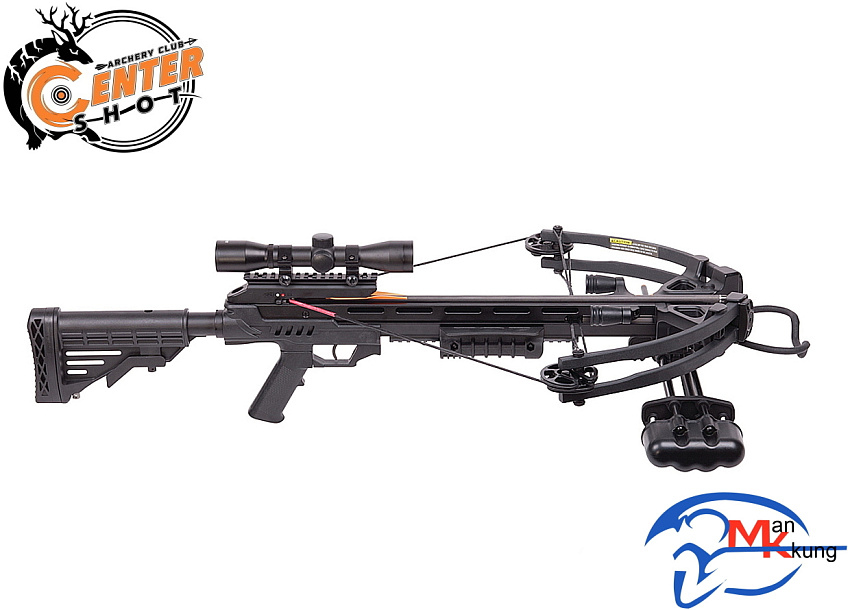 Арбалет блочный Man Kung MK-XB52 Stalker чёрный KIT