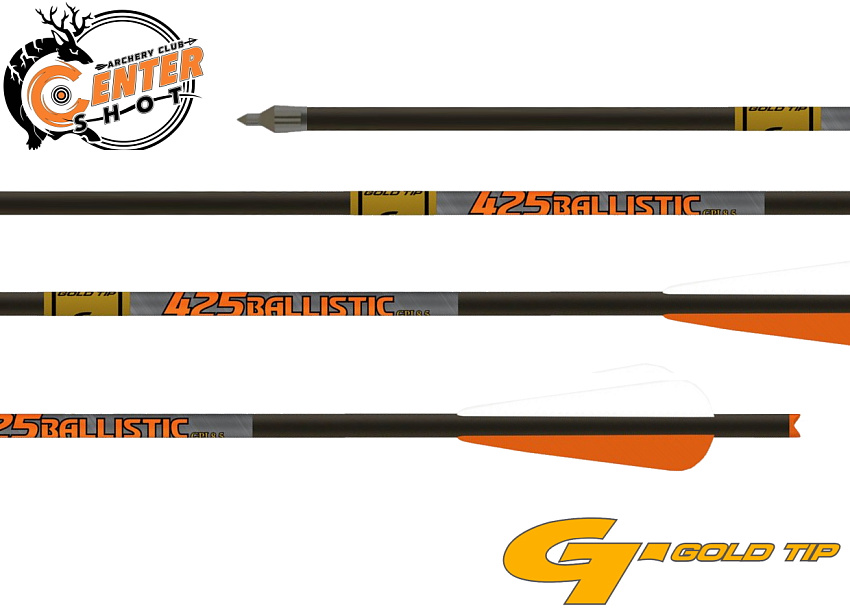 Стрела арбалетная карбоновая Gold Tip Ballistic 20" Half Moon Nock