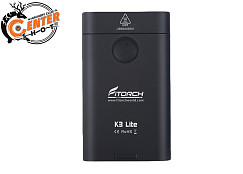 Фонарь брелок FiTorch K3 Lite (USB зарядка, 3 светодиода: красный, белый, УФ) черный