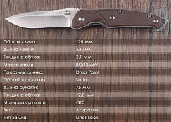 Складной нож SanRenMu 6029LUC-GQ