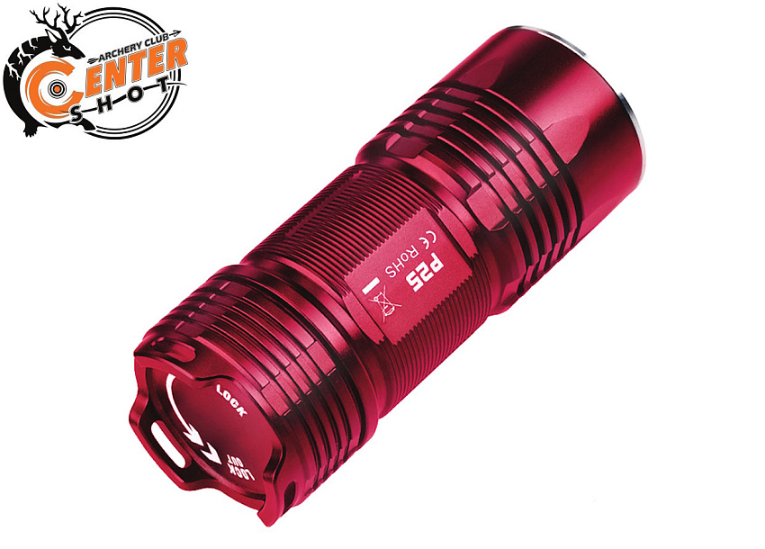 Фонарь FiTorch P25 универсальный компактный (акум. с USB) красный