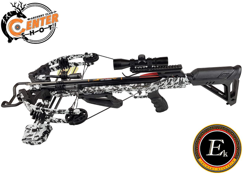 Арбалет блочный Ek HEX-400 snow camo Сustom (c комплектацией) 