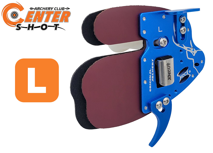 Напальчник для лука Decut HOCK 3 (blue) L