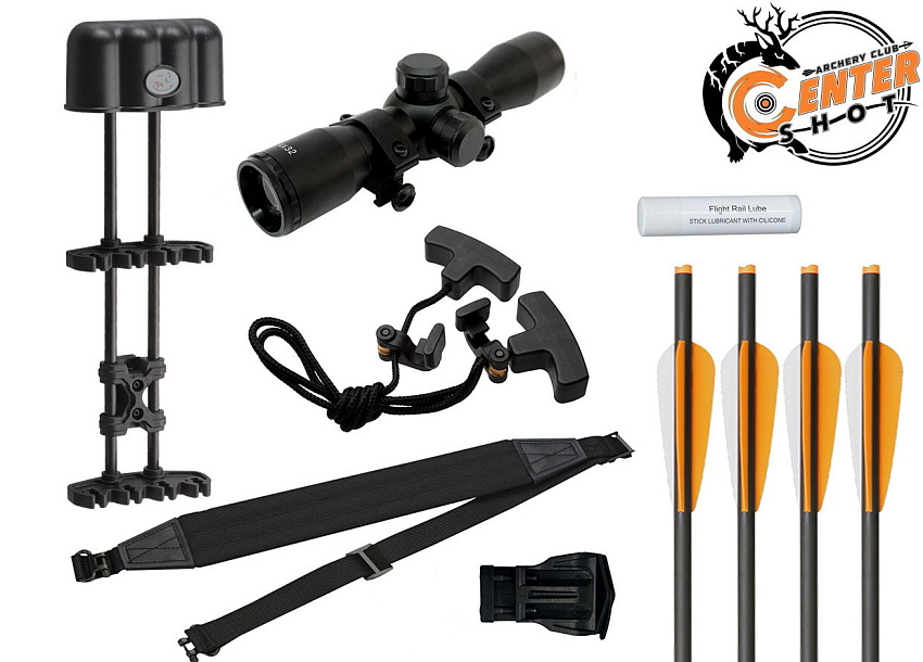 Арбалет блочный Man Kung MK-XB58 Kraken черный KIT