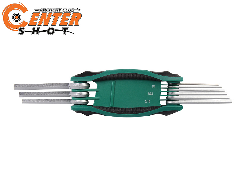 Набор складных шестигранных дюймовых ключей Sata Tool