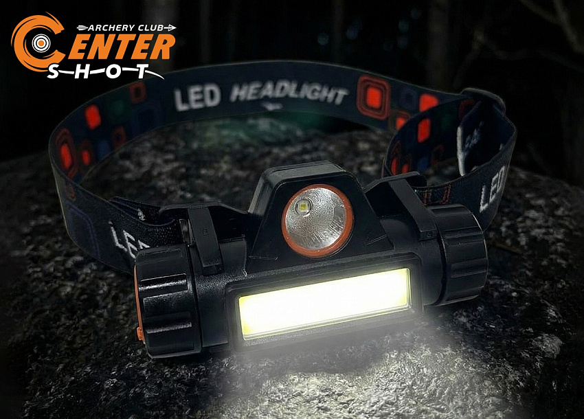 Фонарь налобный Centershot CS1 (USB зарядка) 