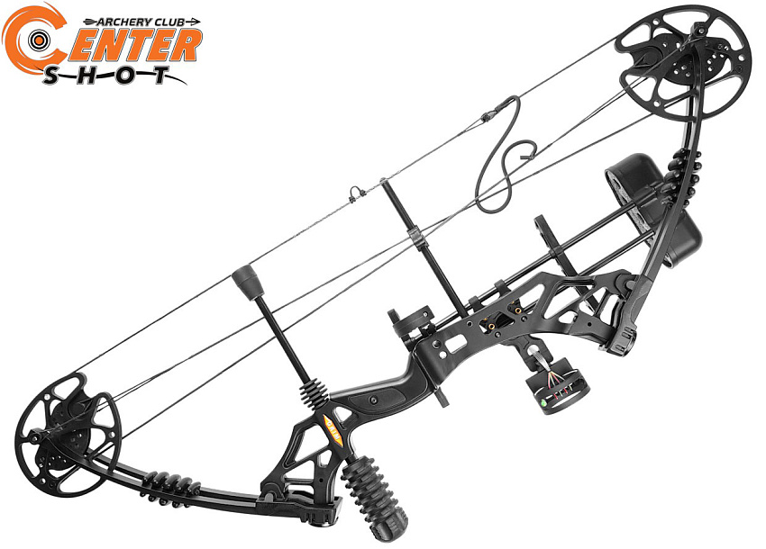 Лук блочный Centershot Grim черный KIT (LH)