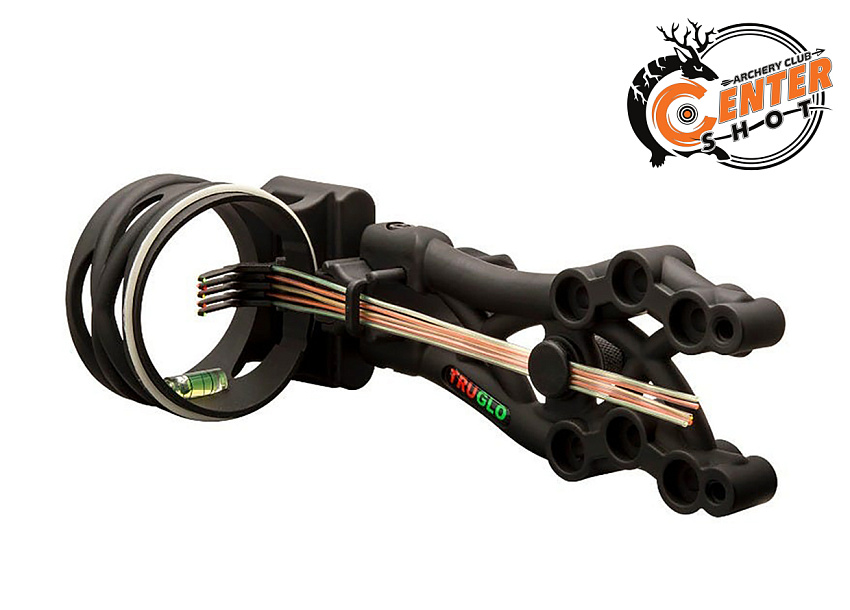 Прицел для блочного лука Truglo Carbon XS Xtreme 5 pin .019" black