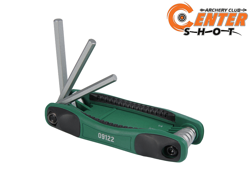 Набор складных шестигранных дюймовых ключей Sata Tool