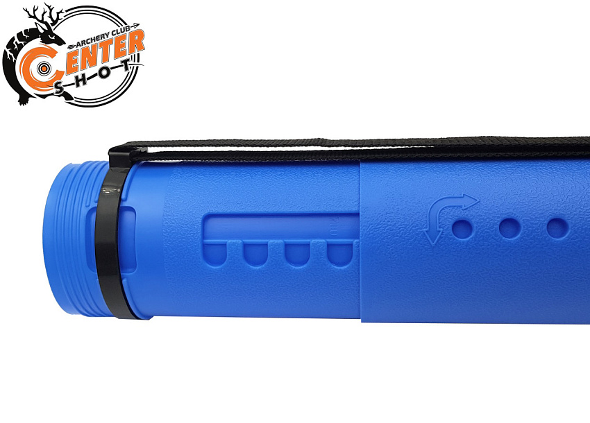 Тубус для стрел Centershot пластиковый с держателем синий