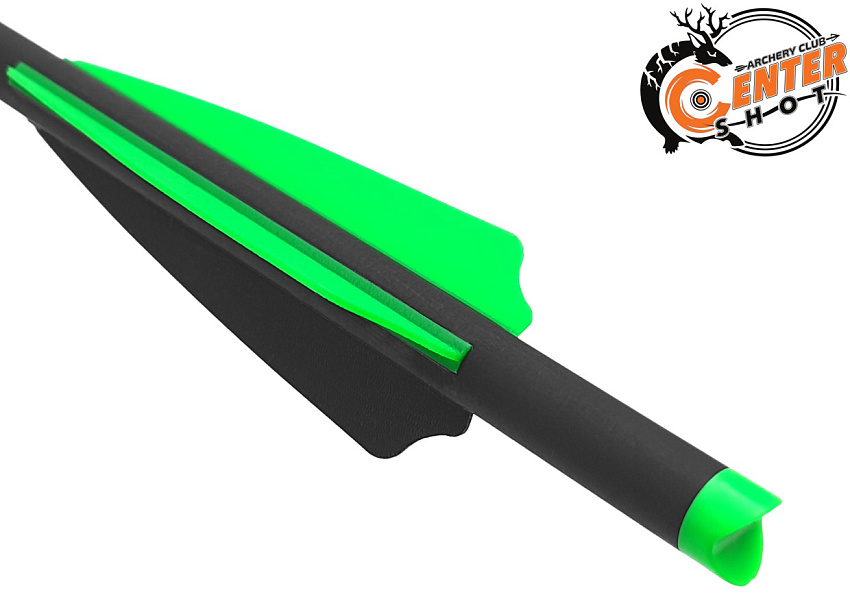 Стрела арбалетная микс карбон Centershot Toxic 16" Half Moon Nock