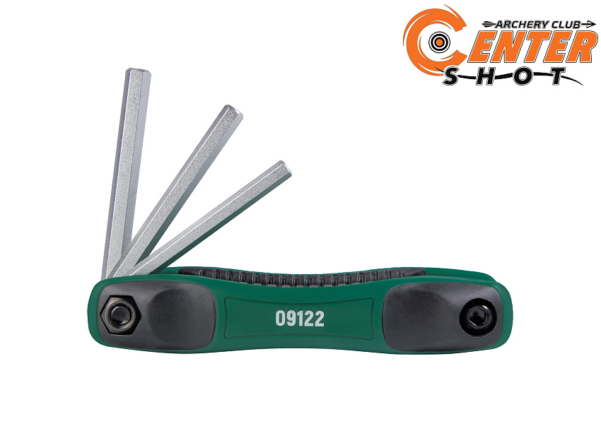 Набор складных шестигранных дюймовых ключей Sata Tool