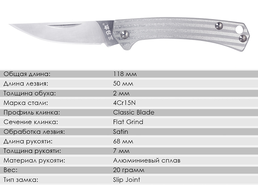 Складной нож SanRenMu 4112SUX-LM 