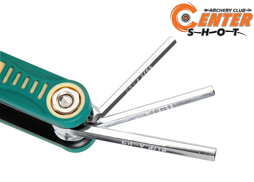 Набор складных шестигранных дюймовых ключей Decut