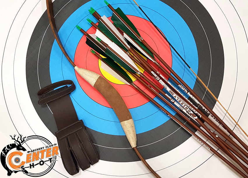 Лук традиционный Centershot Монгол 54" 35# Brown