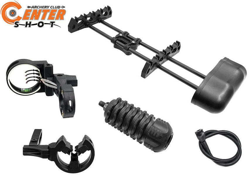 Лук блочный Centershot Grim черный KIT (LH)