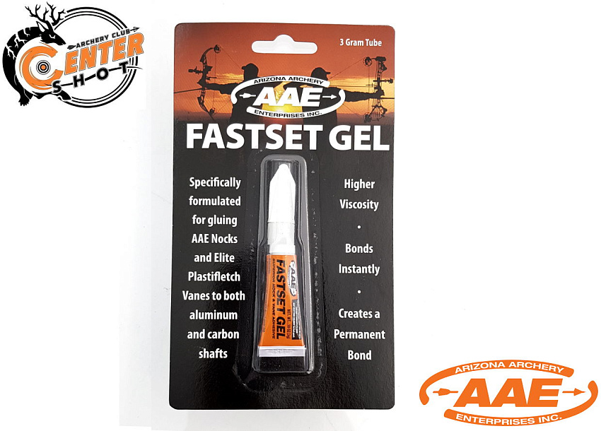 Клей для хвостовиков и оперения AAE FastSet Gel 3 Gram 